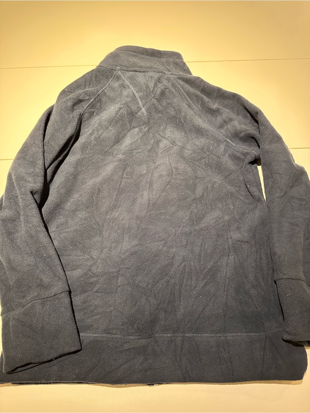 Tommy Hilfiger Navy Sport Fleece Pullover with Logo Tag - Picture 4 of 6